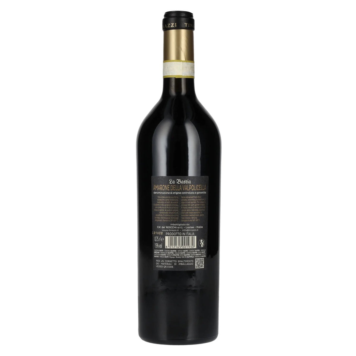 Ca de Rocchi La Bastia Amarone della Valpolicella Riserva DOCG 2018 15% Vol. 0,75l