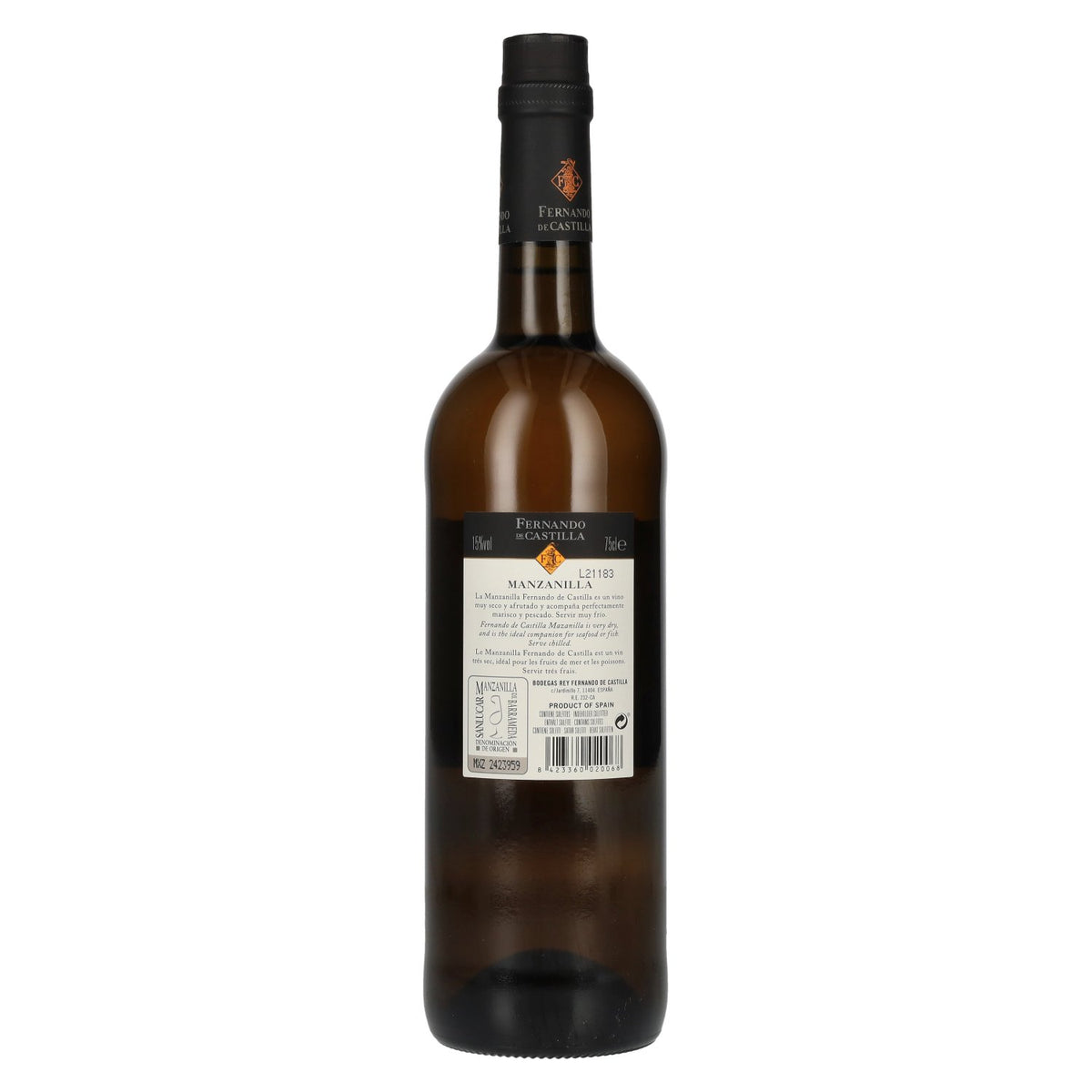 Fernando de Castilla Manzanilla Classic Dry 15% Vol. 0,75l