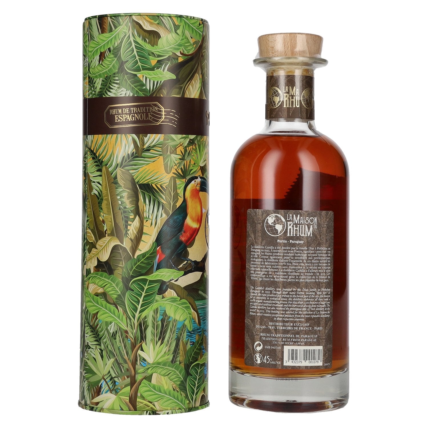 La Maison du Rhum PARAGUAY 2007/2020 Batch N° 3 45% vol. 0,7l en Tinbox