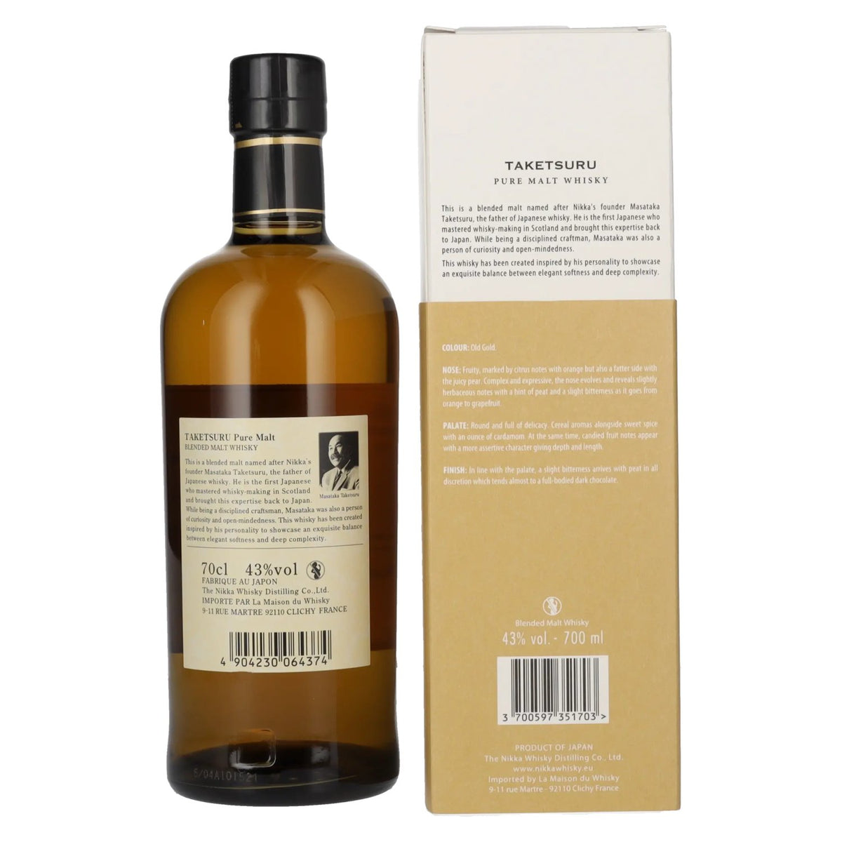 Nikka Whisky Taketsuru PURE MALT 43% Vol. 0,7l in Geschenkbox