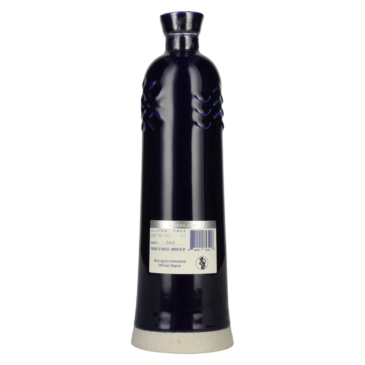 Tequila Komos Añejo Cristalino 100 % d'agave bleu, 40 % vol., 0,7 l