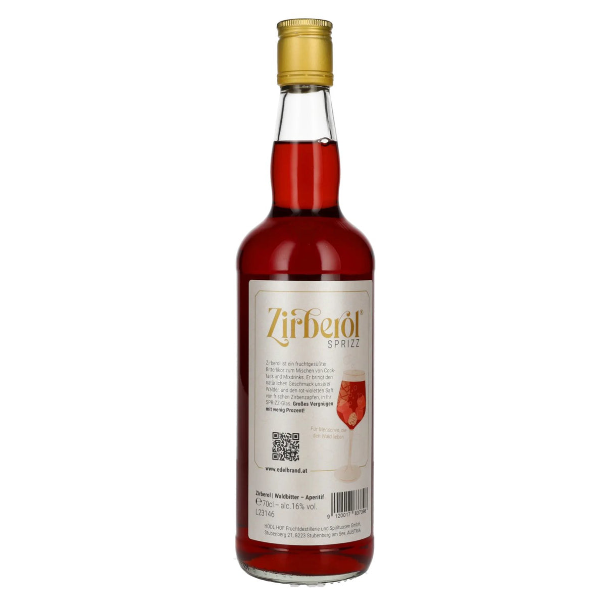 Zirberol Sprizz 16 % vol. 0,7 l