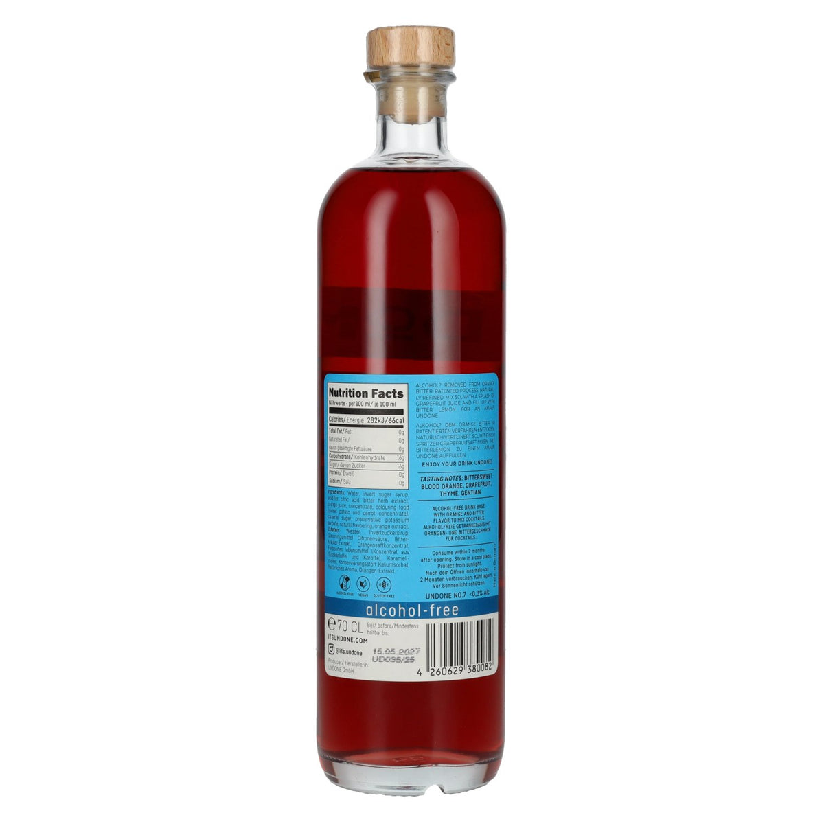 Undone Italian Bitter This is not Orange Bitter alkoholfrei No. 7 0,7l