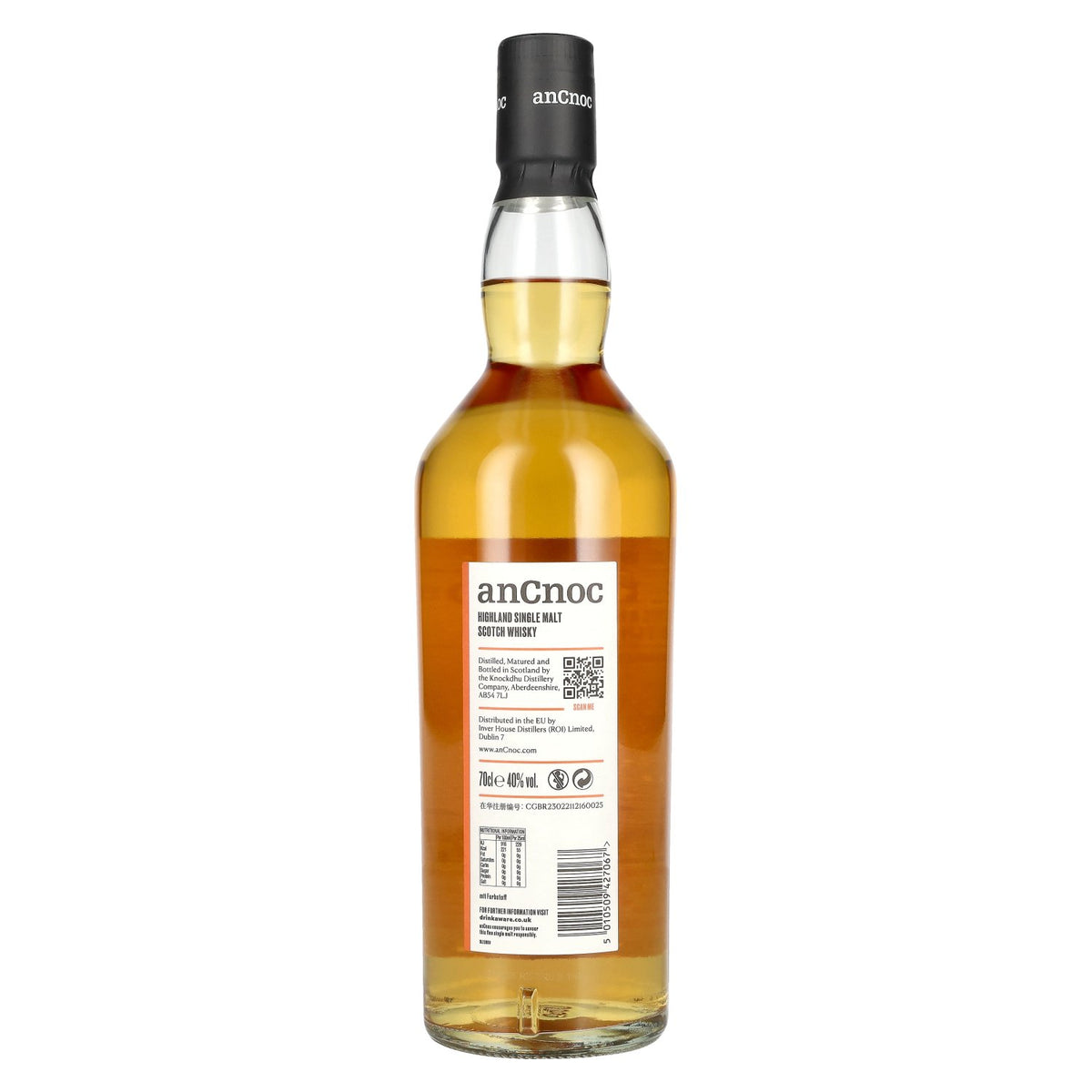 AnCnoc 12 Years Old Highland Single Malt 40% Vol. 0,7l