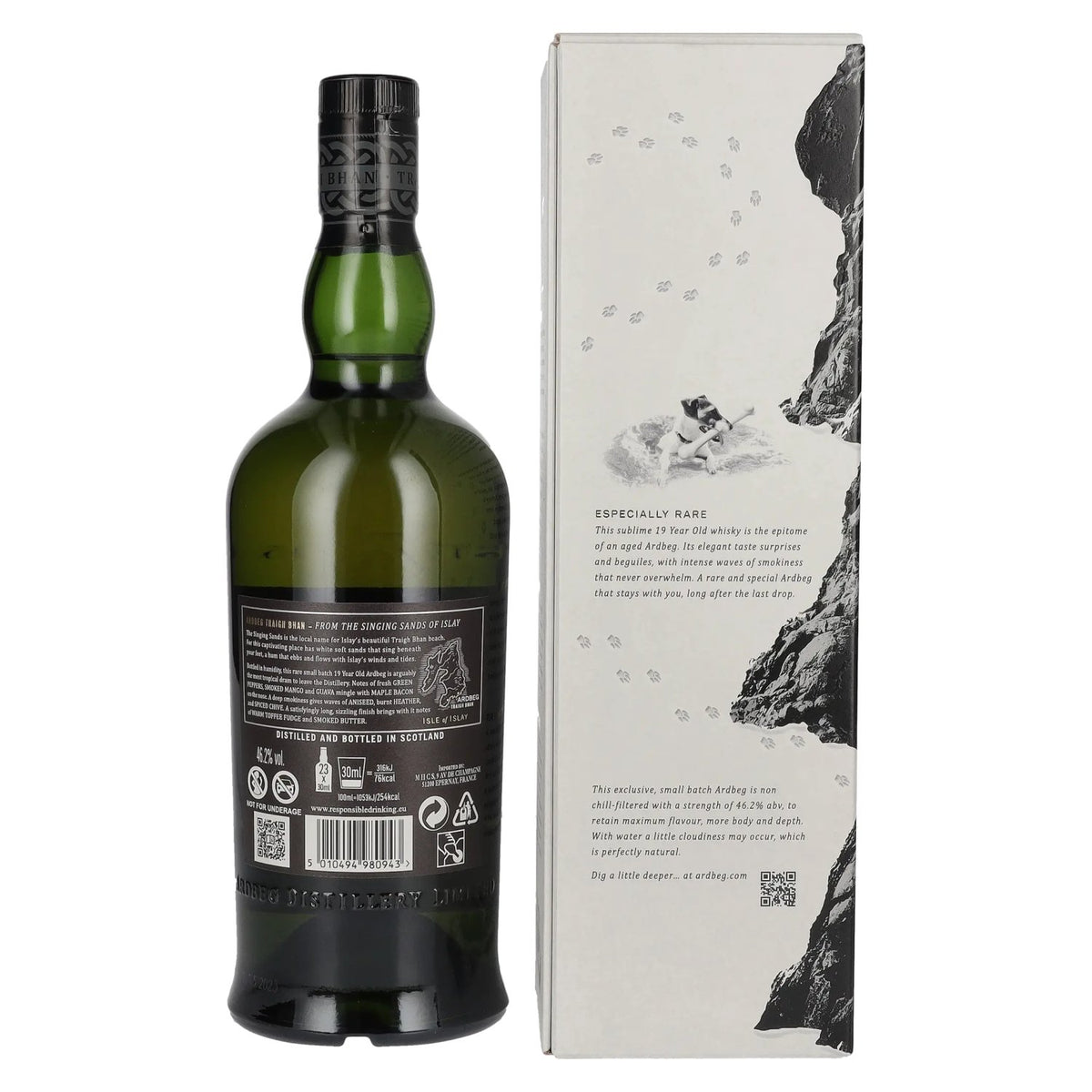 Ardbeg TRAIGH BHAN 19 Years Old Batch No. 5 46,2% Vol. 0,7l in Geschenkbox