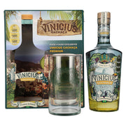VINICIUS Premium Cachaca Prata 42% Vol. 0,7l in Geschenkbox mit Glas