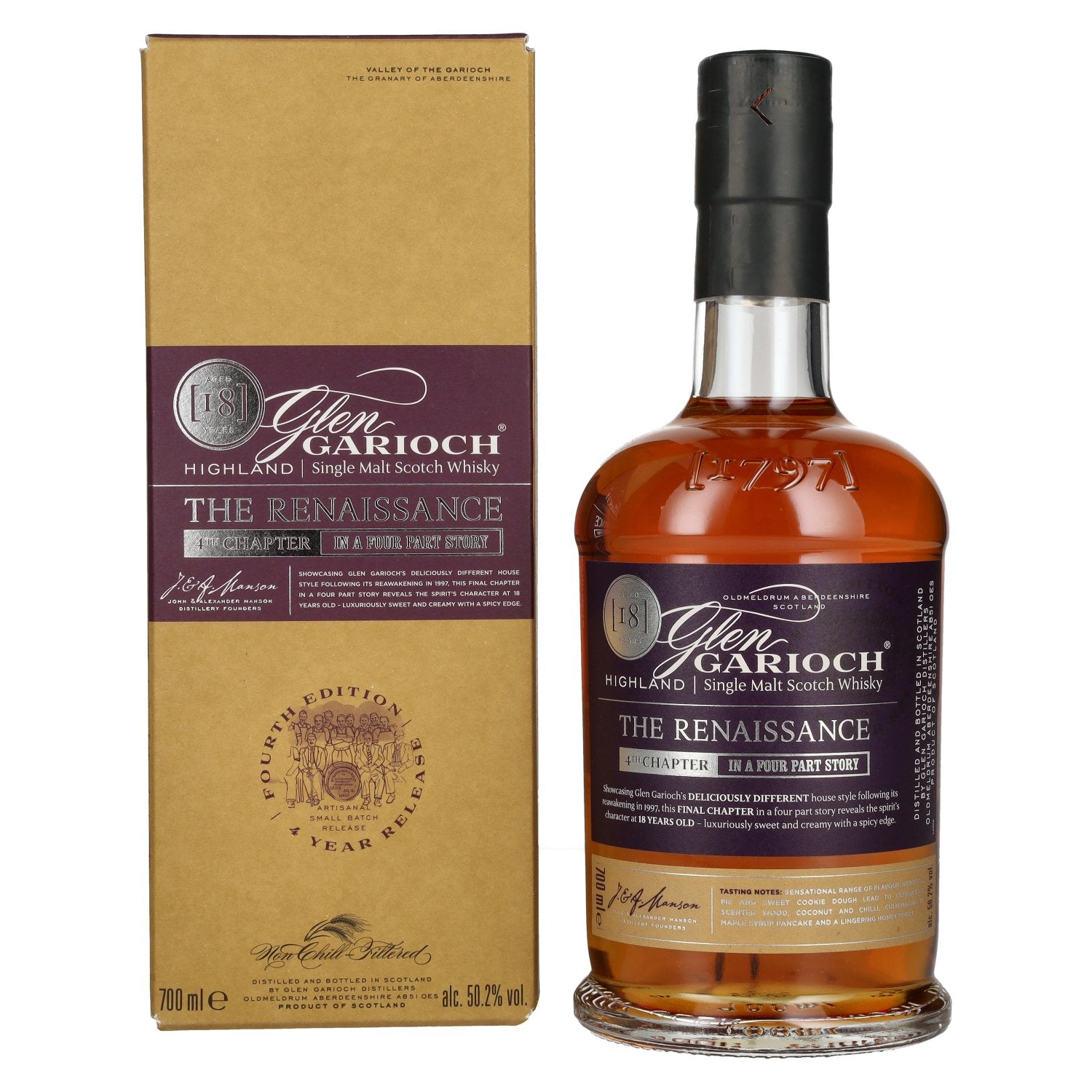 Glen Garioch 18 Years Old THE RENAISSANCE 4th Chapter 50,2% Vol. 0,7l en boîte cadeau