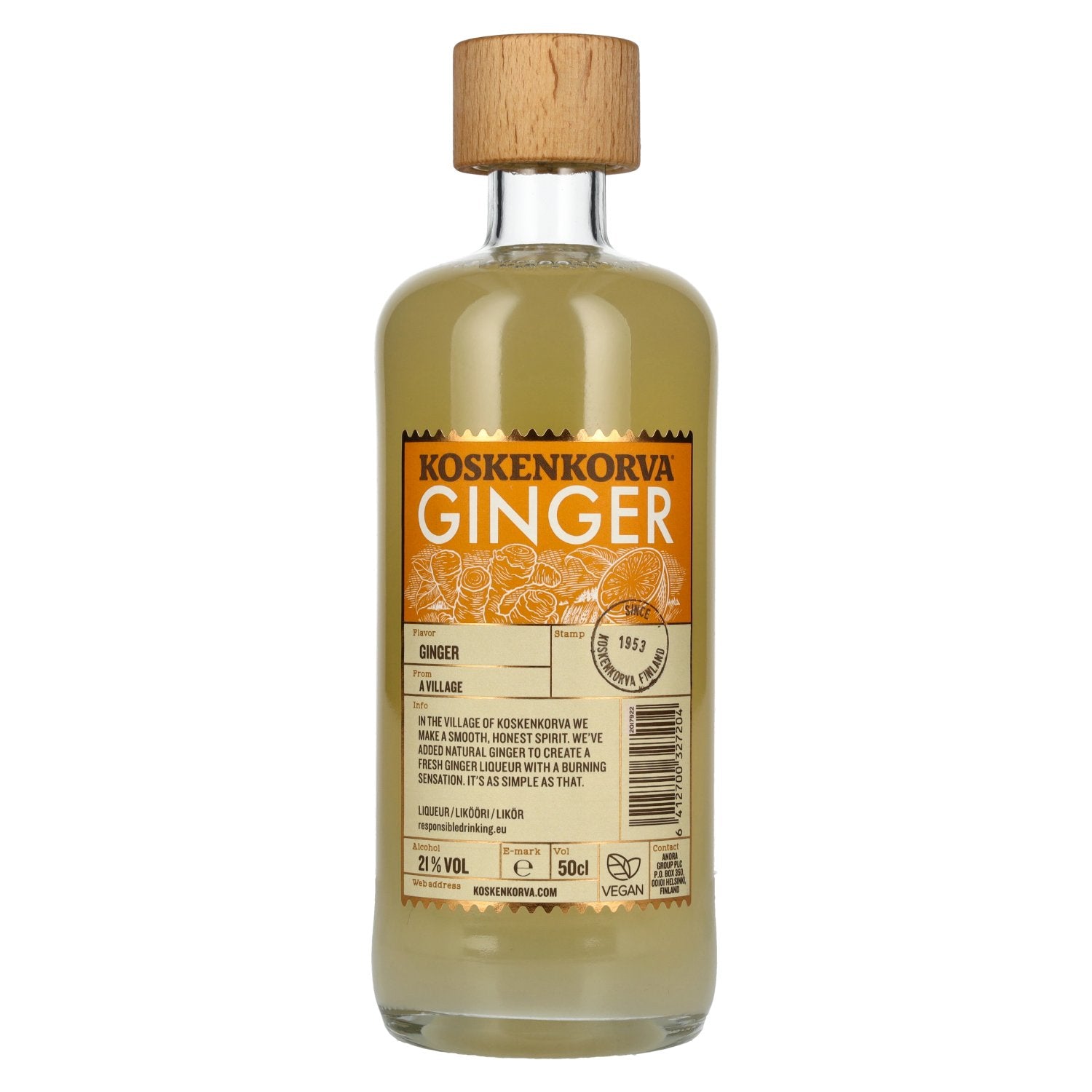 Koskenkorva GINGER Flavoured Liqueur 21% Vol. 0,5l