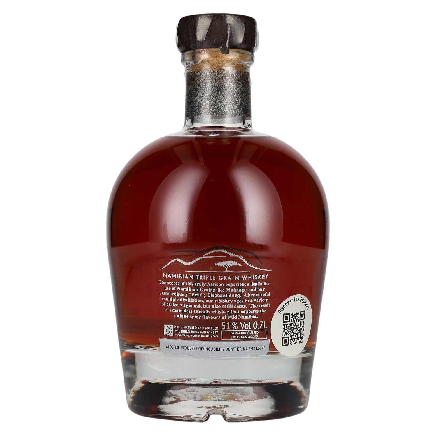 Ondjaba The Namibian Whiskey Single Malt x Sherry Style Finish 51% Vol. 0,7l
