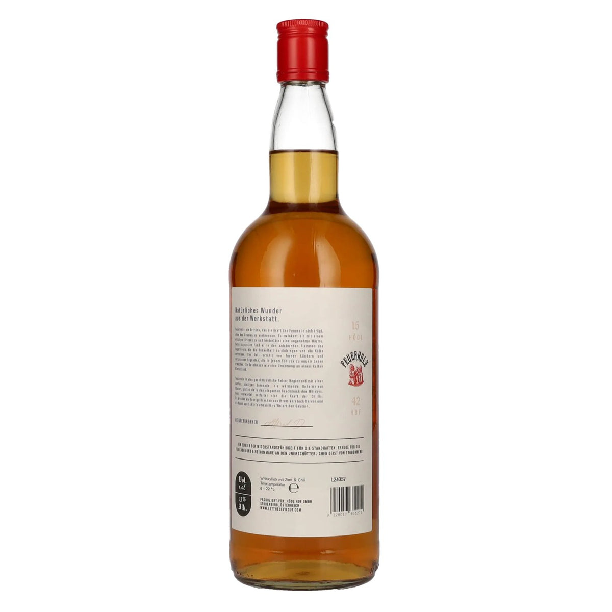 Hödl Hof FEUERHOLZ Whisky Liqueur 33% vol. 1 litre