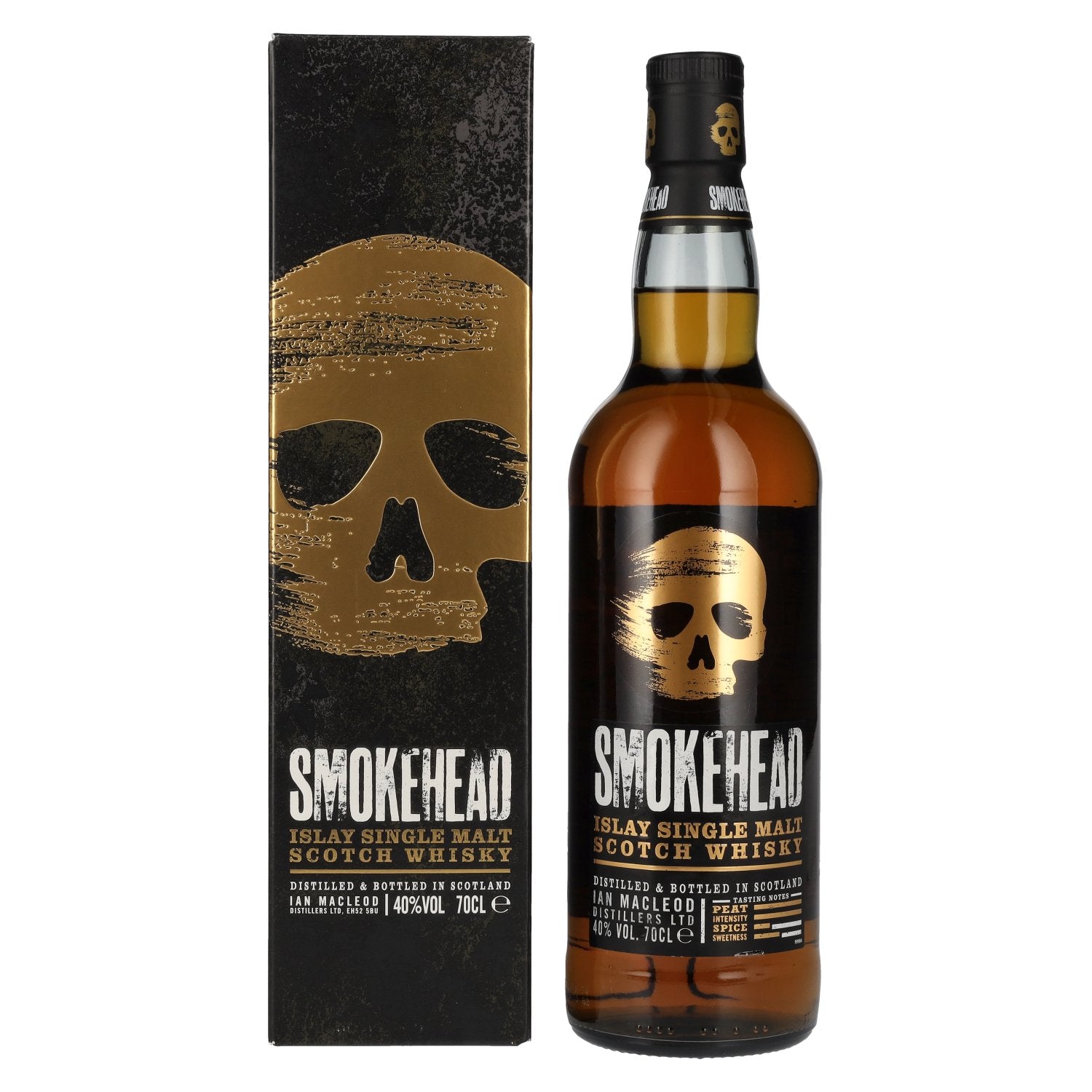 Smokehead Islay Single Malt Scotch Whisky 40% Vol. 0,7l in gift box