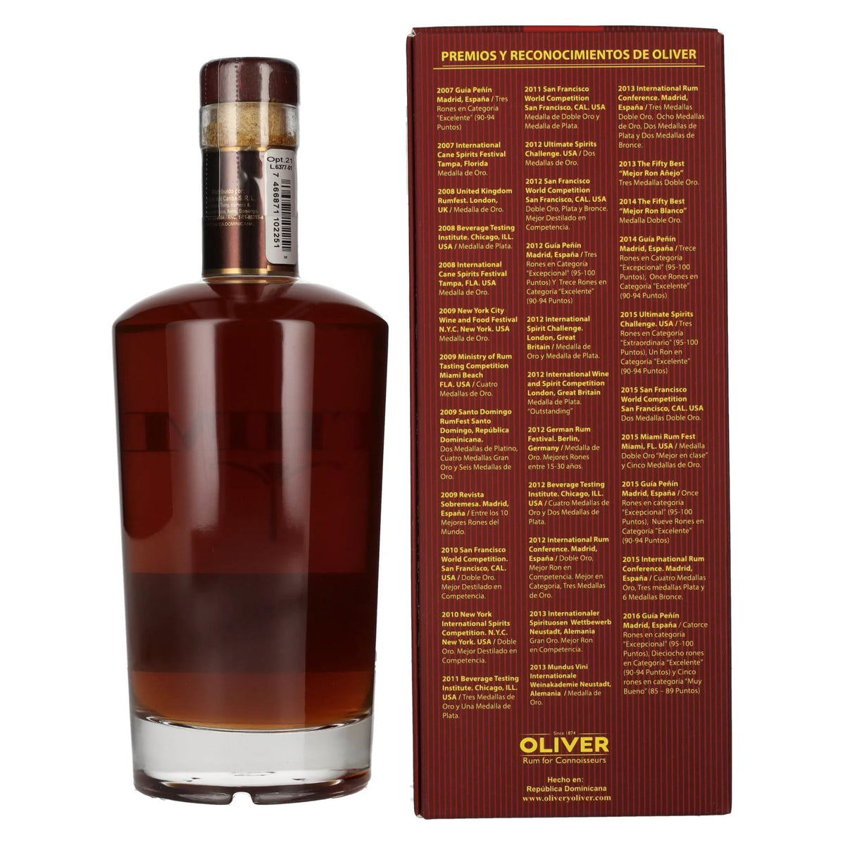 Opthimus 21 Sistema Solera Magnum Cum Laude 38 % vol., 0,7 l, dans un coffret cadeau
