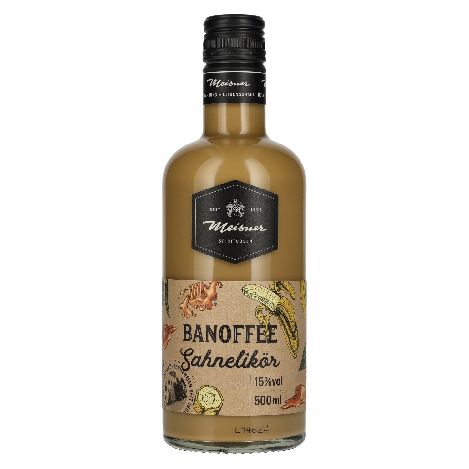 Meisner Banoffee-roomlikeur 15% vol. 0,5 l