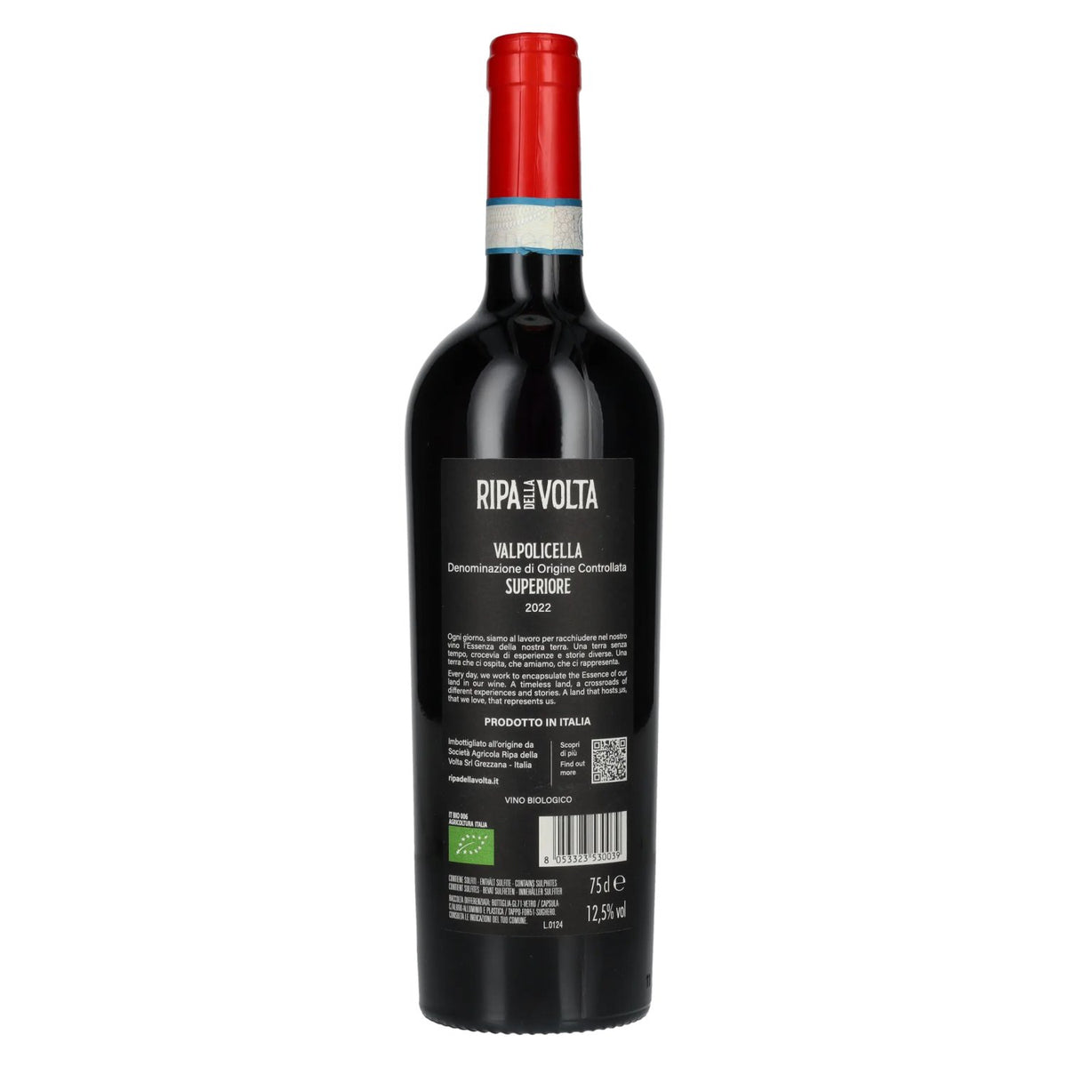 Ripa Della Volta Valpolicella Superiore DOC 2022 12,5 % vol. 0,75 l