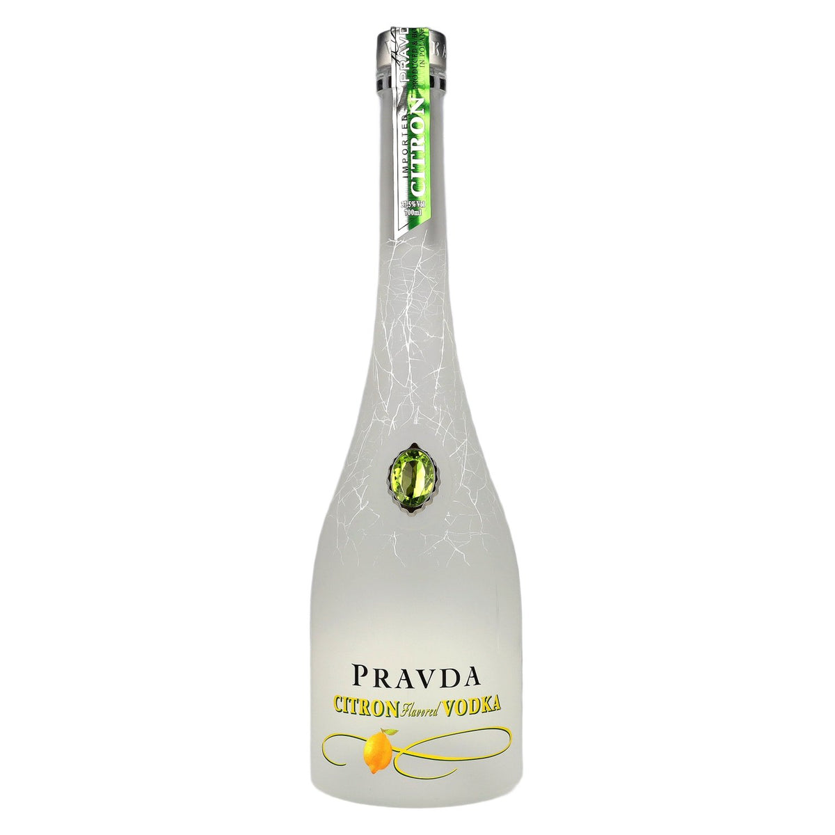 Pravda CITRON Flavoured Vodka 37.5% ABV 0.7 l