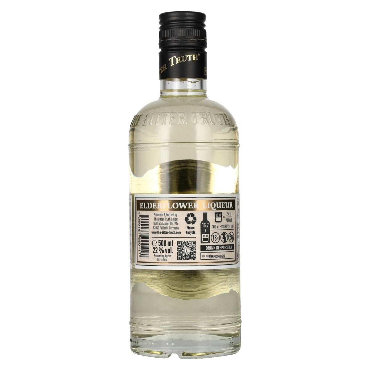 The Bitter Truth Elderflower Liqueur 22% Vol. 0,5l