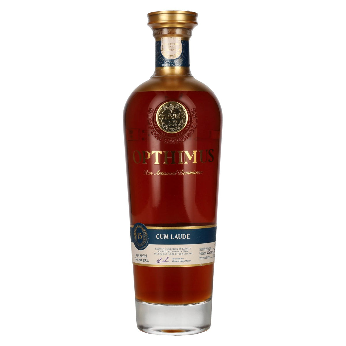 Opthimus 15 Cum Laude Ron Artesanal Dominicano 41.3% vol. 0.7 l