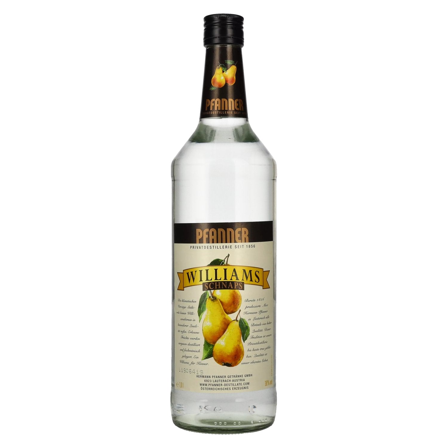 Pfanner Williams Schnapps 36% Vol. 1l