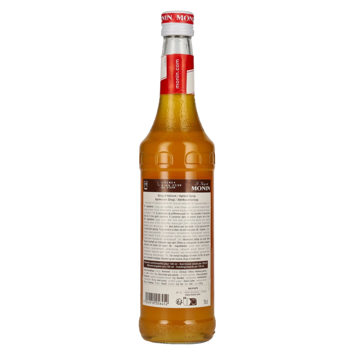 Monin-siroop ABRIKOOS 0,7 l