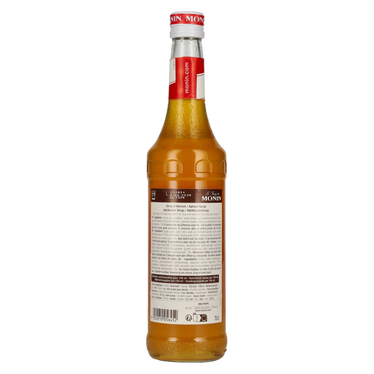 Monin-siroop ABRIKOOS 0,7 l