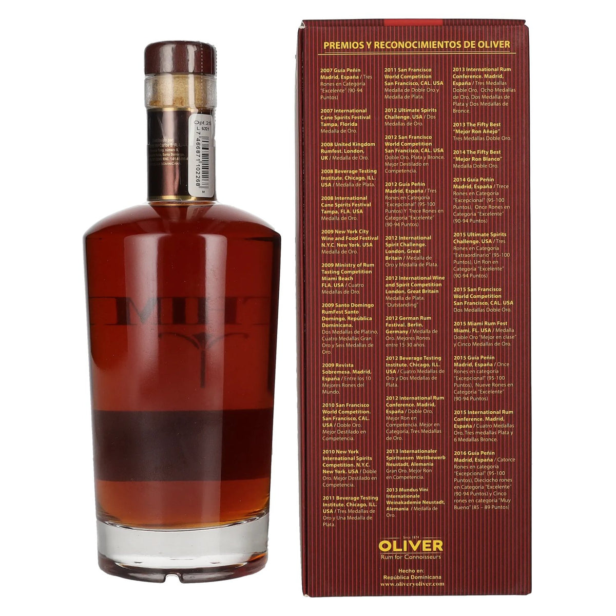 Opthimus 25 Solera Summa Cum Laude 38 % vol., 0,7 l, dans un coffret cadeau
