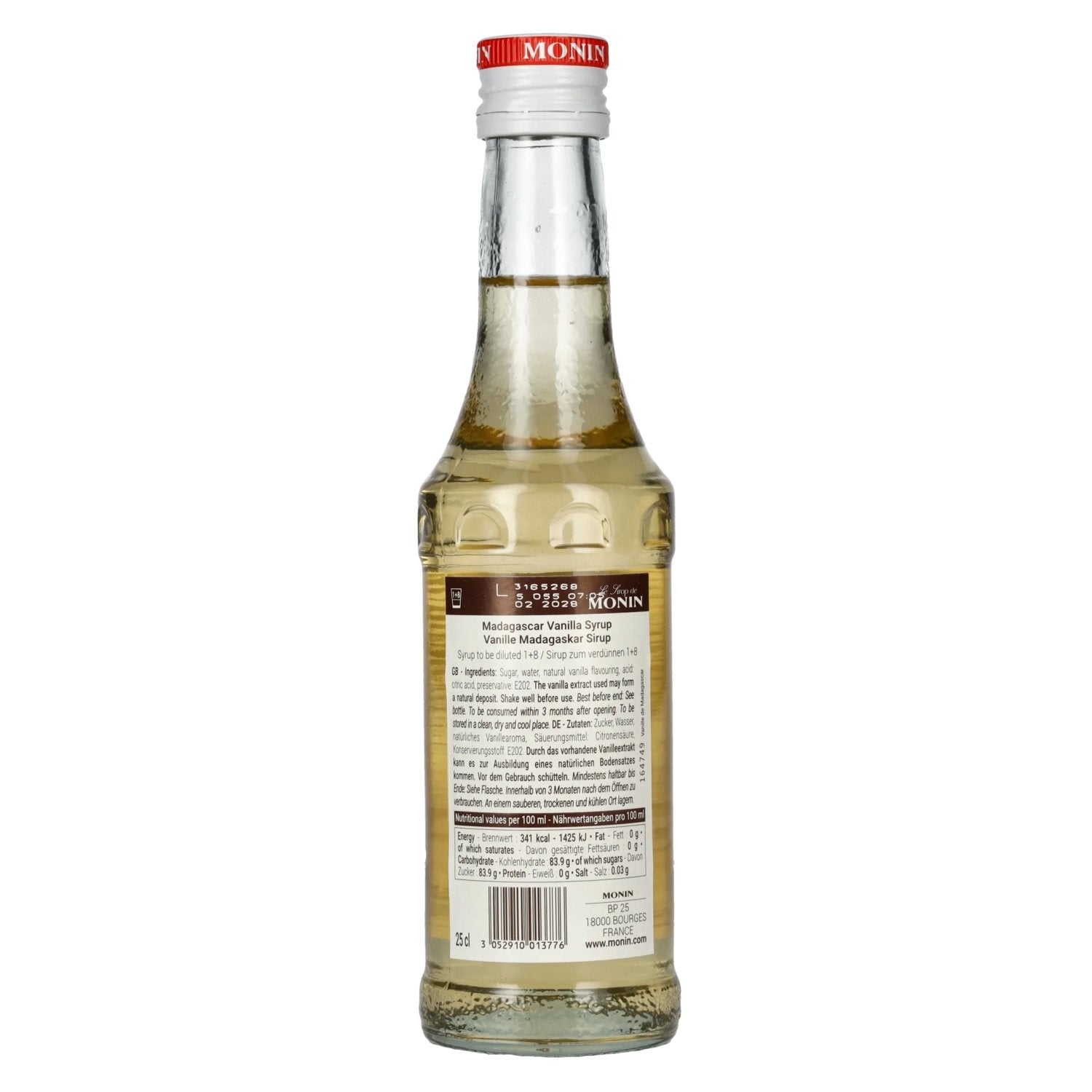 Le Sirop de Monin VANILLE 0,25l