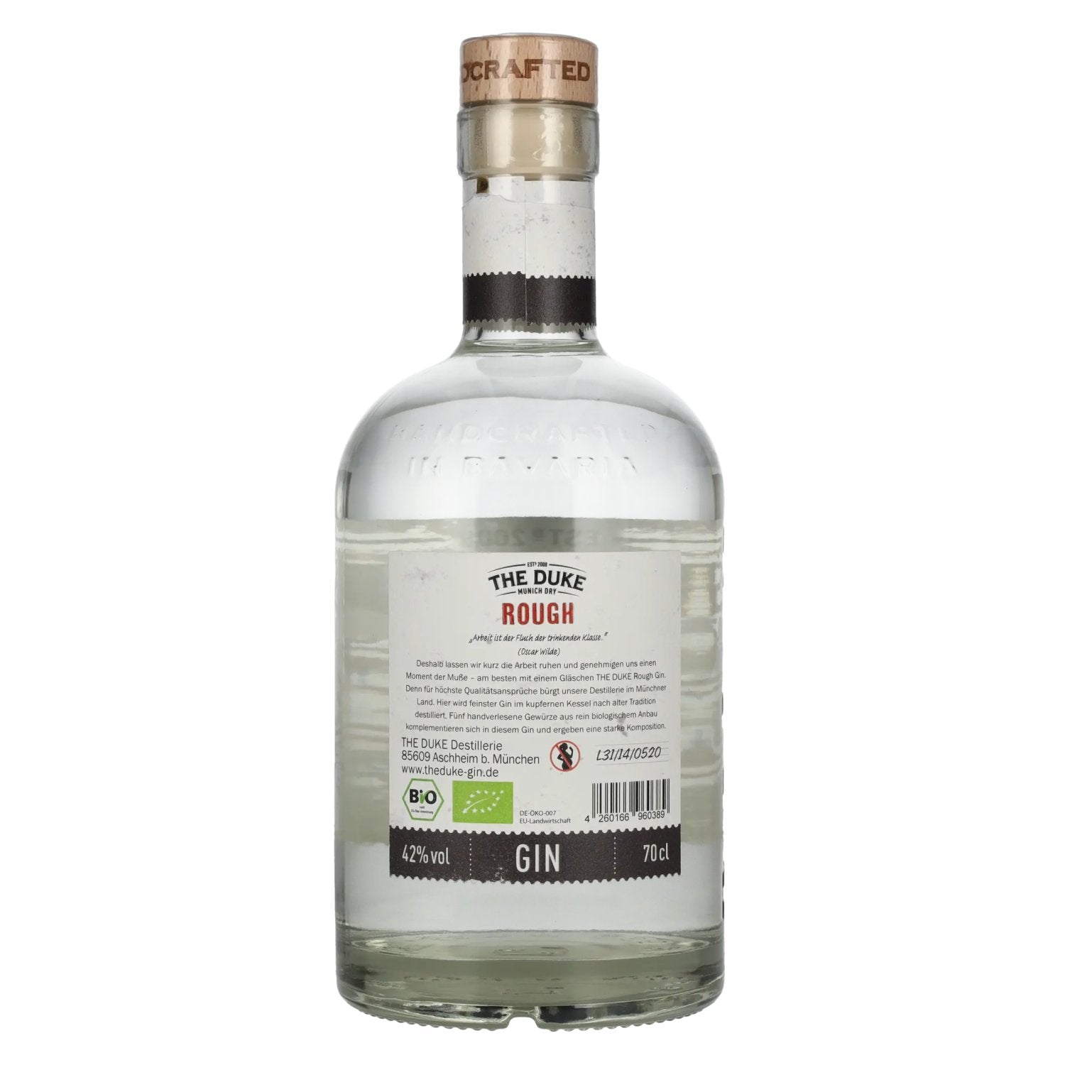 The Duke ROUGH Munich Dry Gin 42% Vol. 0,7l