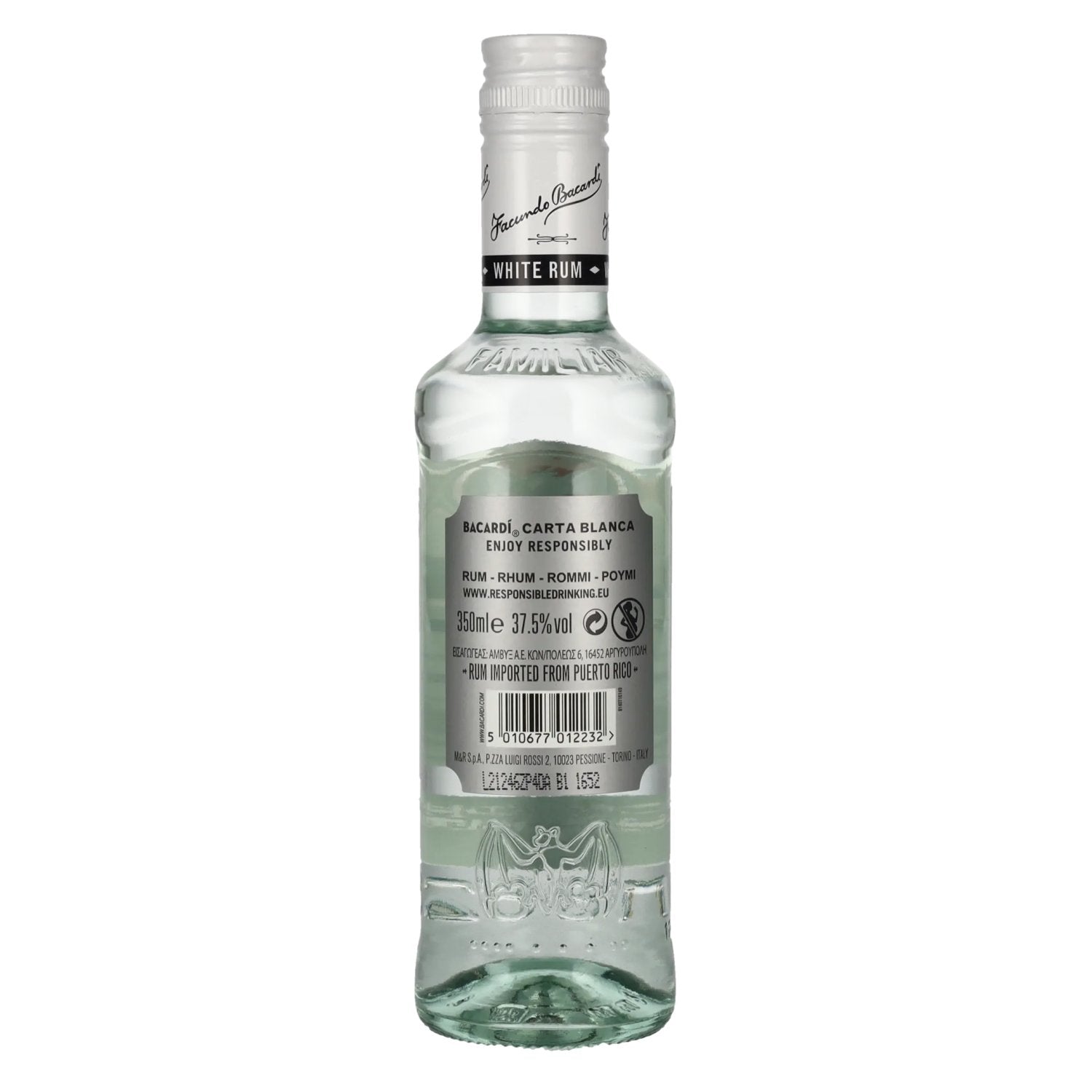 Bacardi Ron Carta Blanca Superior 37,5% Vol. 0,35l
