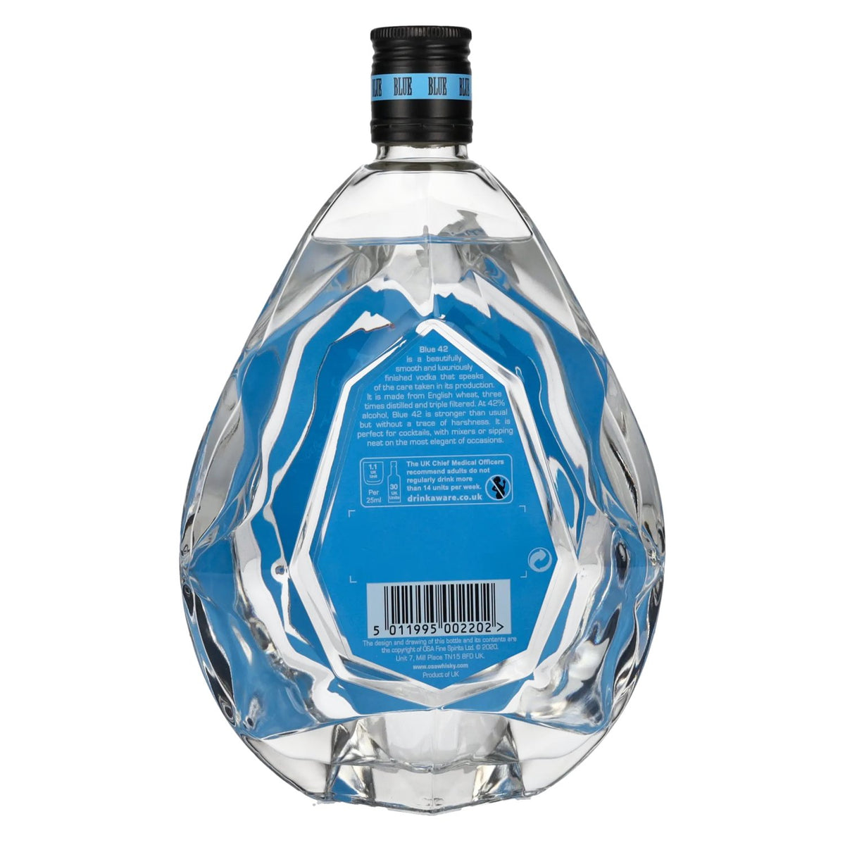 Blue 42 Smooth Luxe Wodka 42% Vol. 0,7l