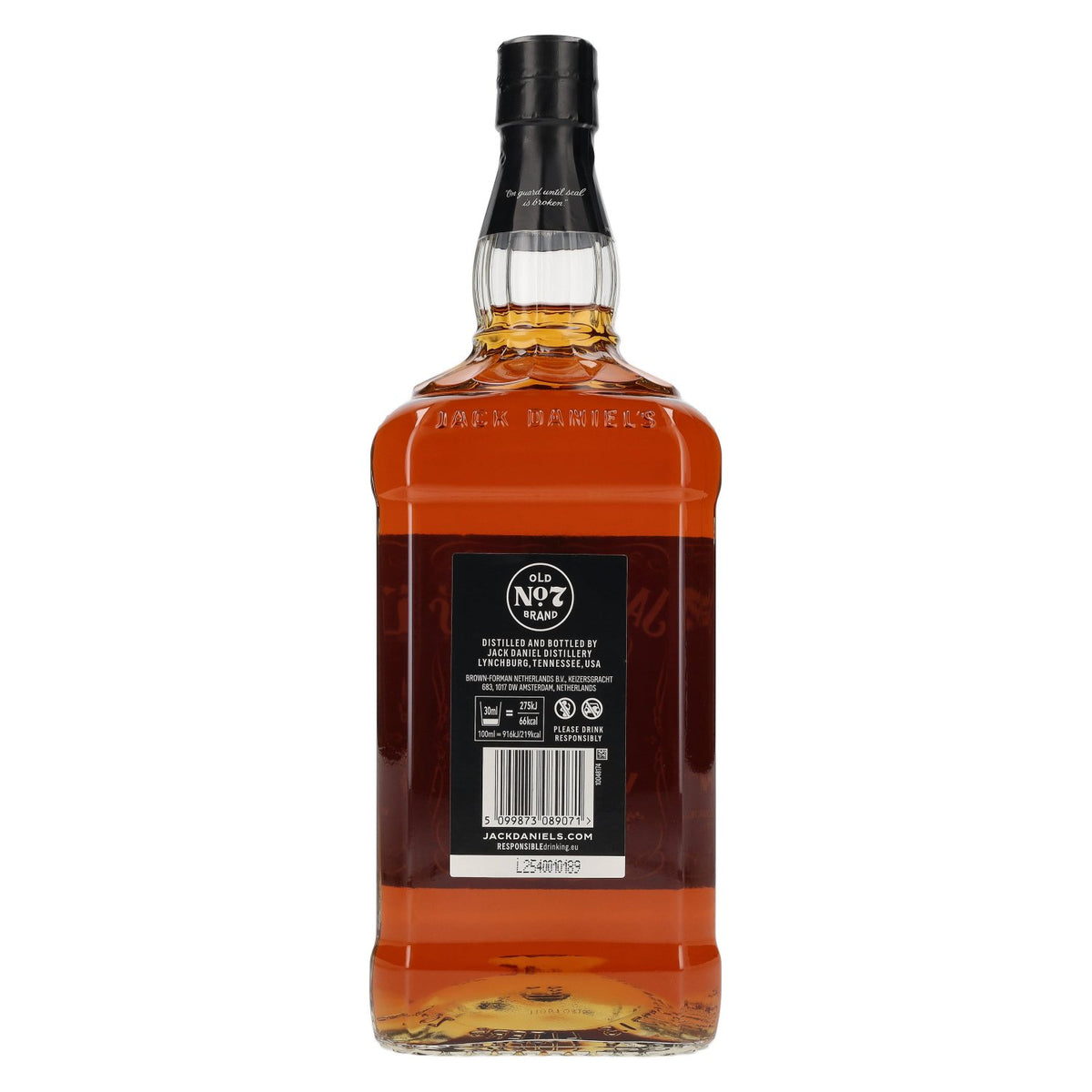 Jack Daniel's Tennessee Sour Mash Whiskey 40% Vol. 1,5l