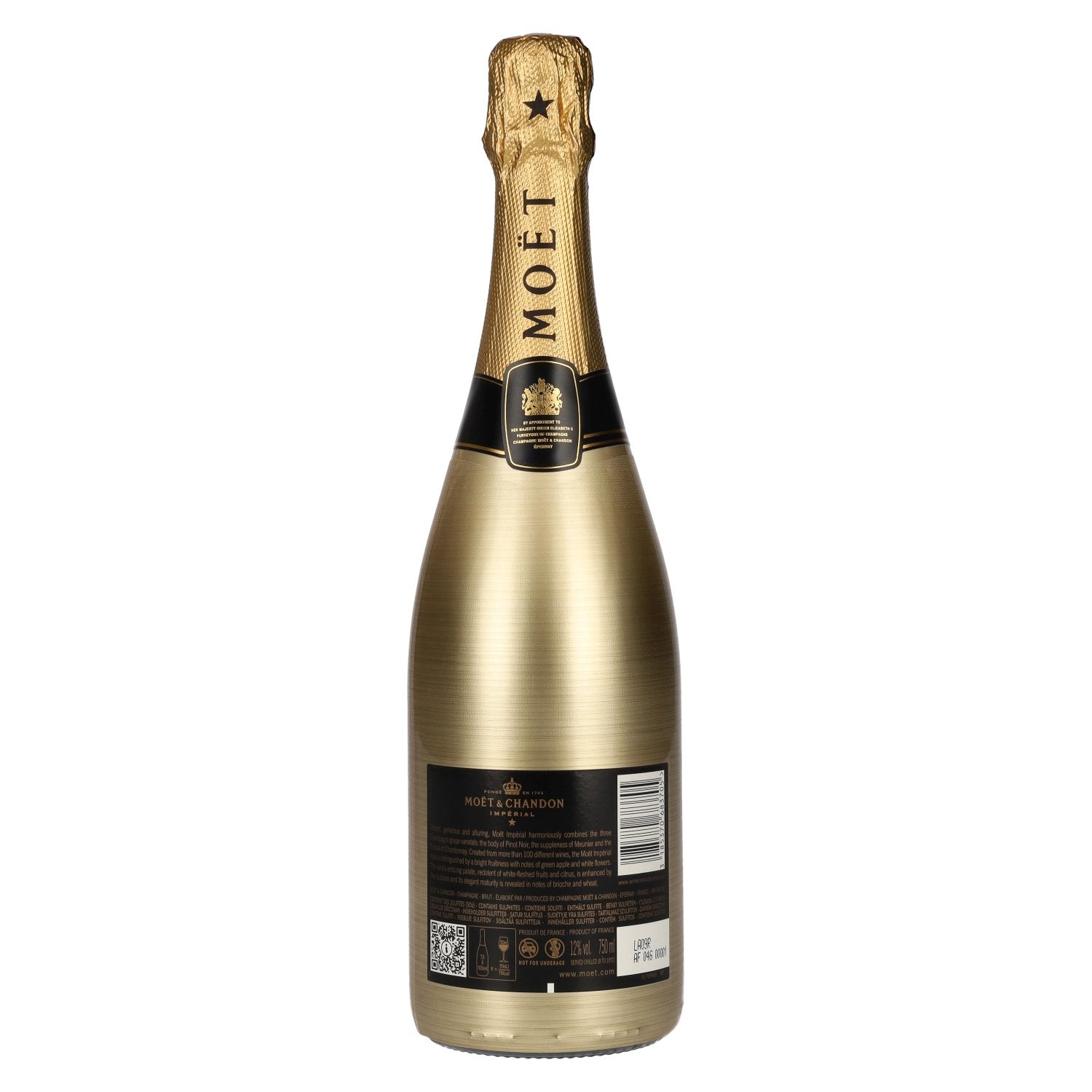 Moët & Chandon Champagne IMPÉRIAL Brut Golden Sleeve Design 12% Vol. 0,75l