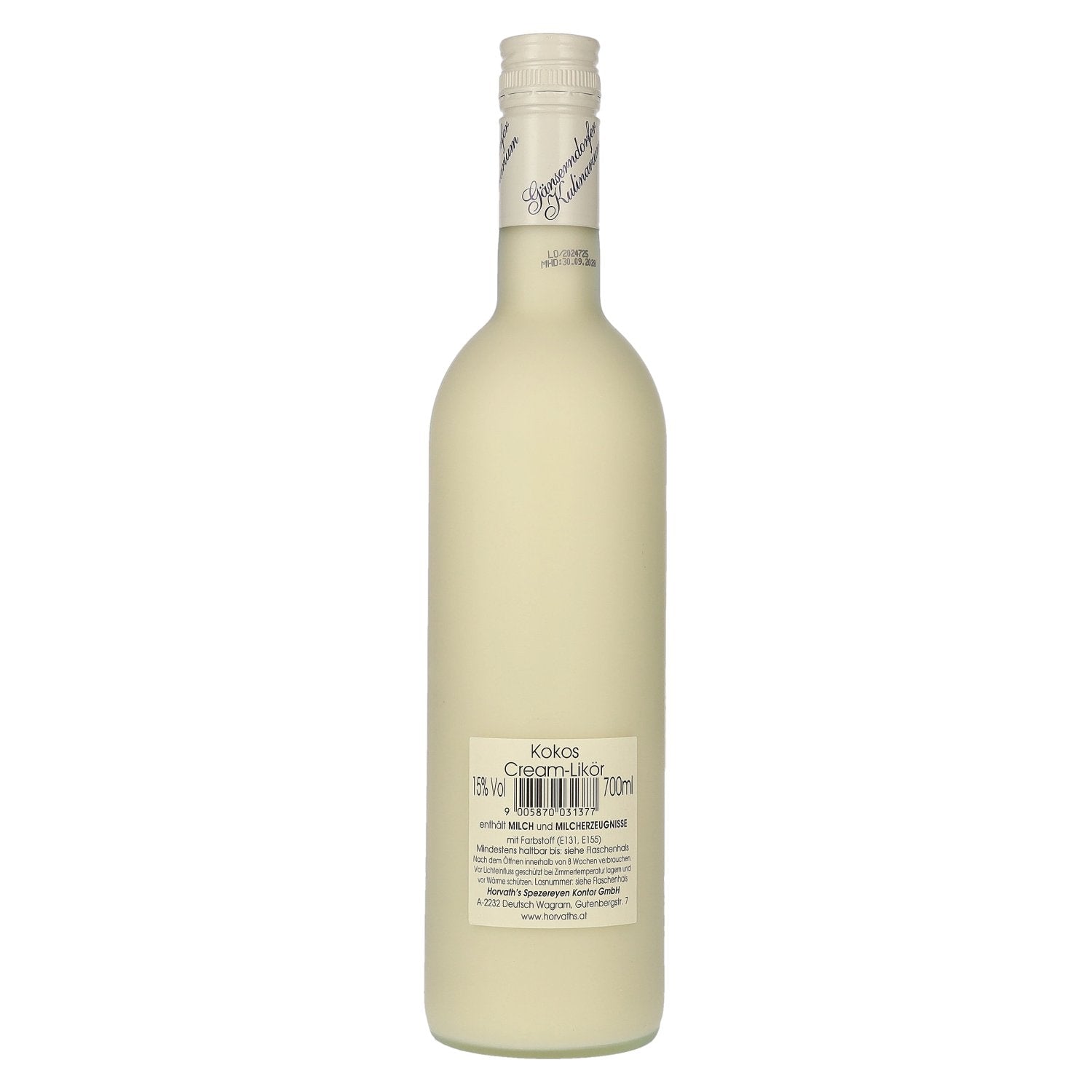 Gänserndorfer Kulinarium kokosroomlikeur 15% vol. 0.7l