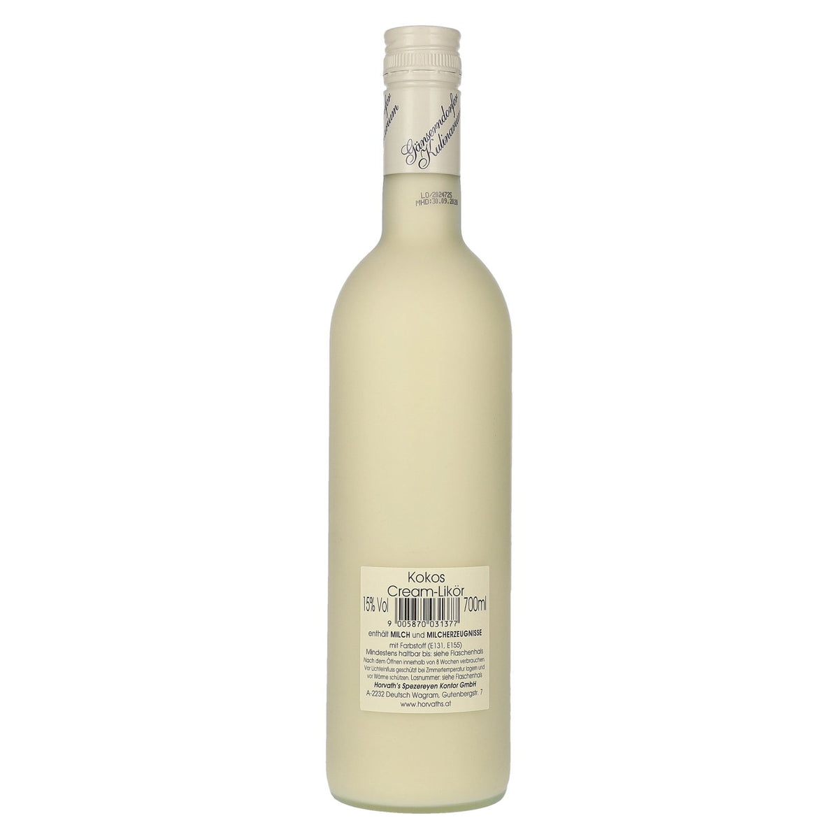 Gänserndorfer Kulinarium Coconut Cream Liqueur 15% vol. 0.7l