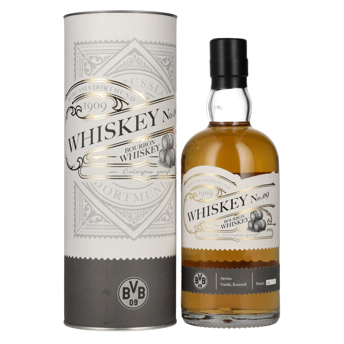 BVB 09 BOURBON Whisky n° 09 40 % vol. 0,5 l dans un coffret cadeau