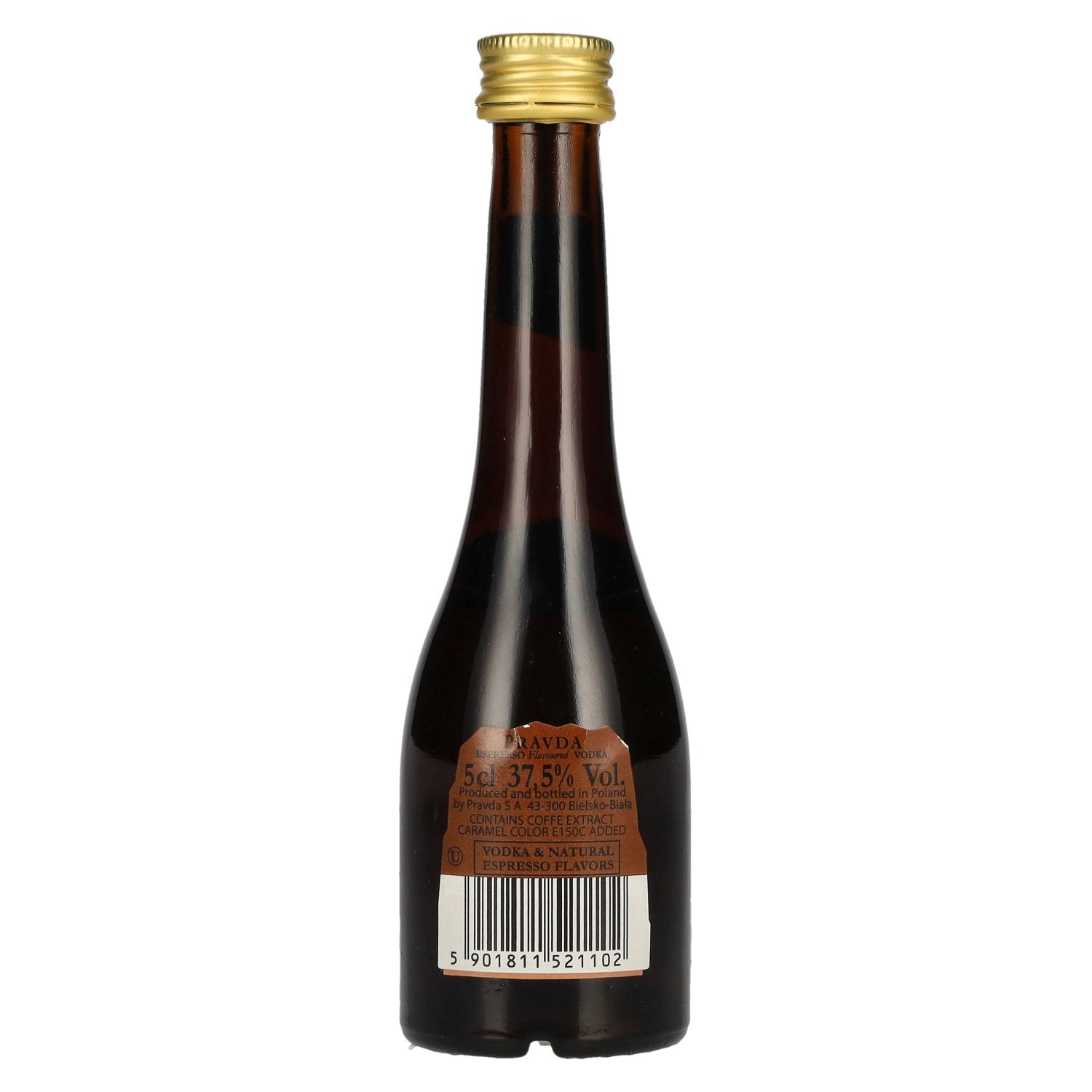 Pravda ESPRESSO Flavored Vodka 37,5% Vol. 0,05l
