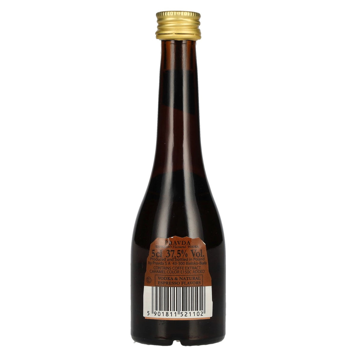 Pravda ESPRESSO Flavoured Vodka 37.5% ABV 0.05 l