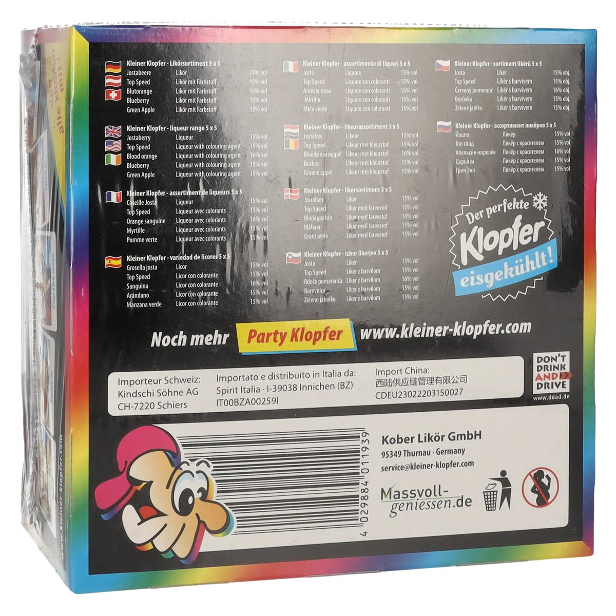 Kleiner Klopfer « Crazy Mix » 15,2 % vol. 25 x 0,02 l