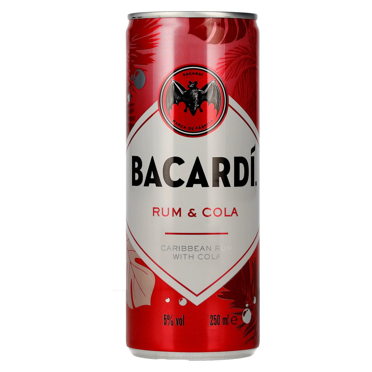 Bacardi Rum &amp; Cola 5% vol. blikje van 0,25 l