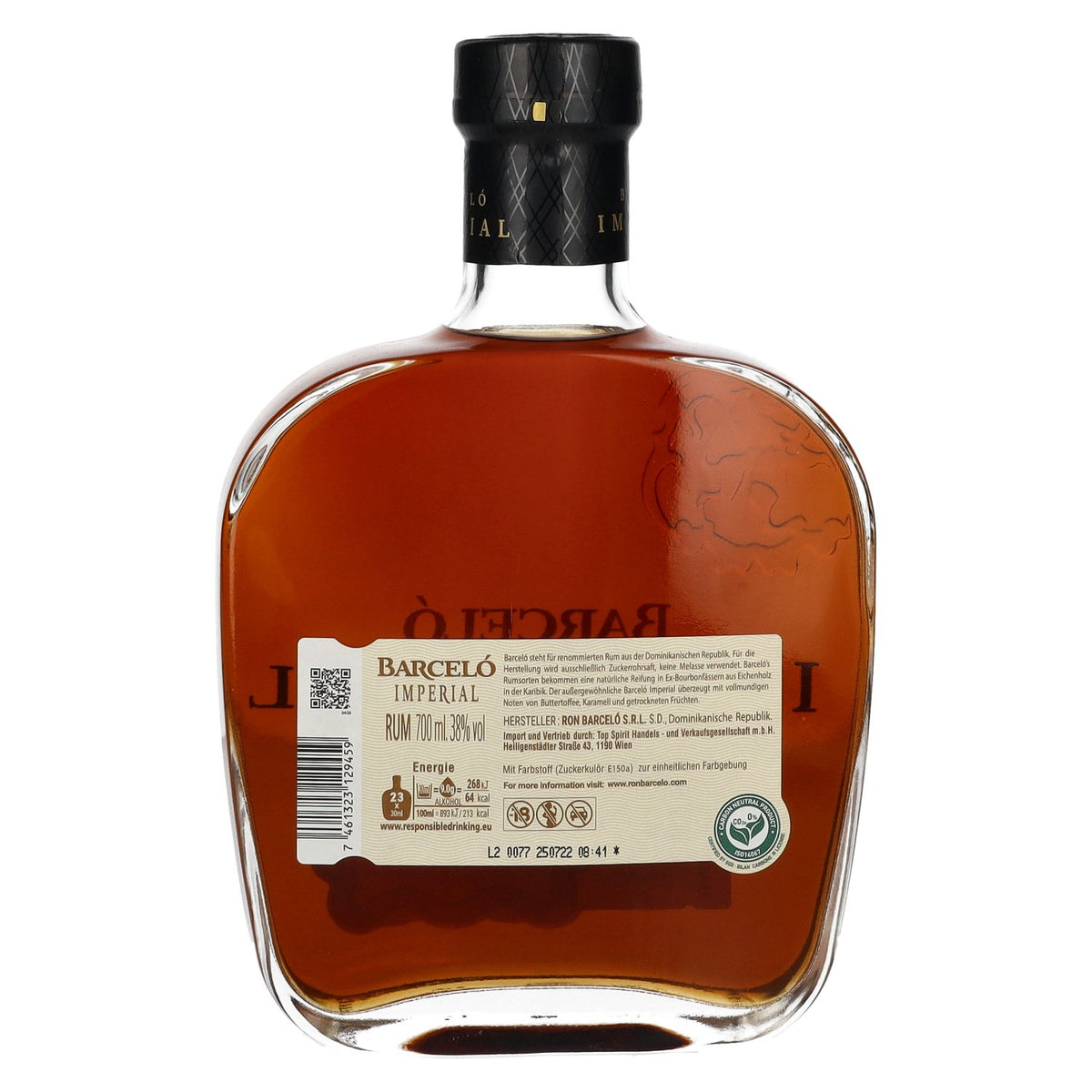 Barceló Imperial Roner Dominicano 38% Vol. 0,7l