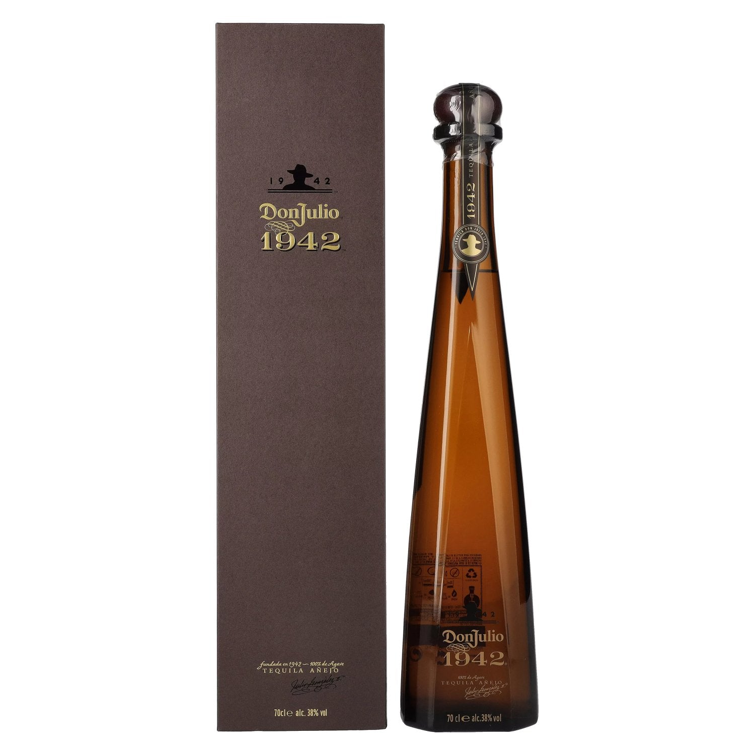 Don Julio 1942 Tequila Añejo 100% Agave 38% Vol. 0,7l en coffret cadeau