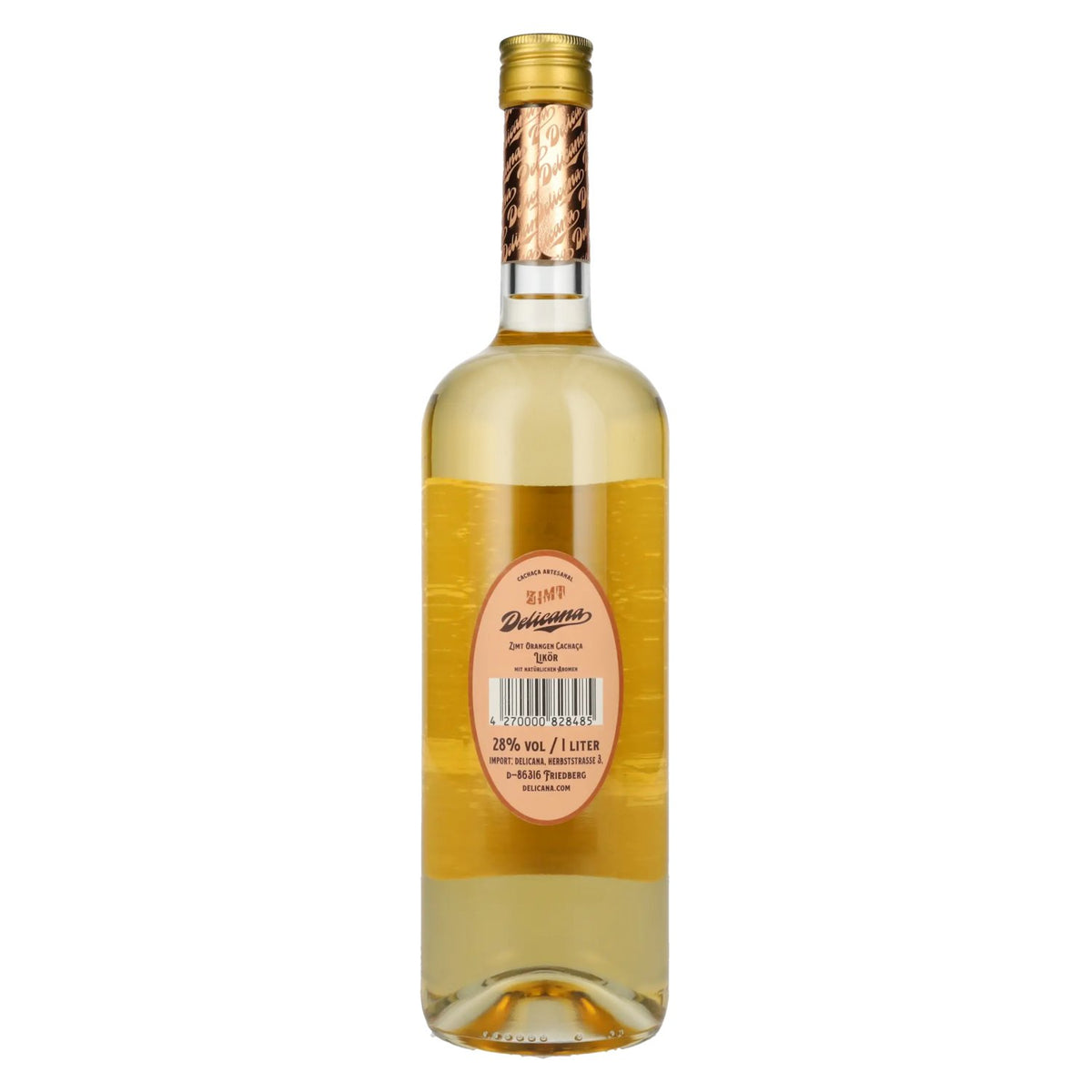 Delicana KANEEL Cachaça Artesanal Likeur 28% vol. 1 l