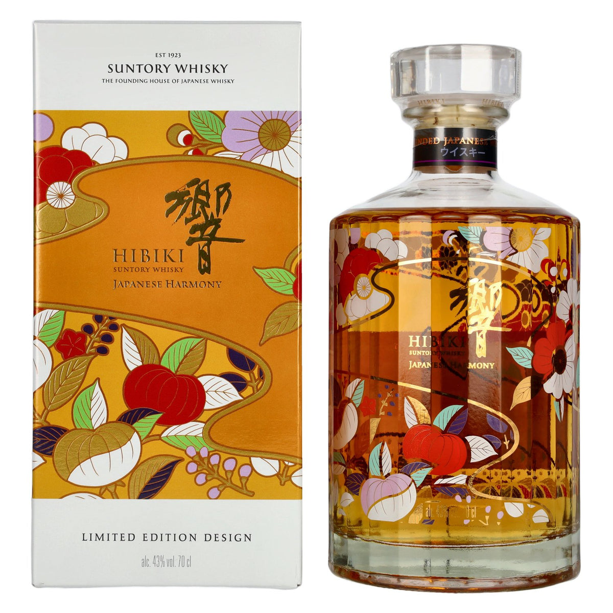 Suntory Hibiki Japanese Harmony Blended Whisky Limited Design Edition 43% vol. 0.7l in a gift box