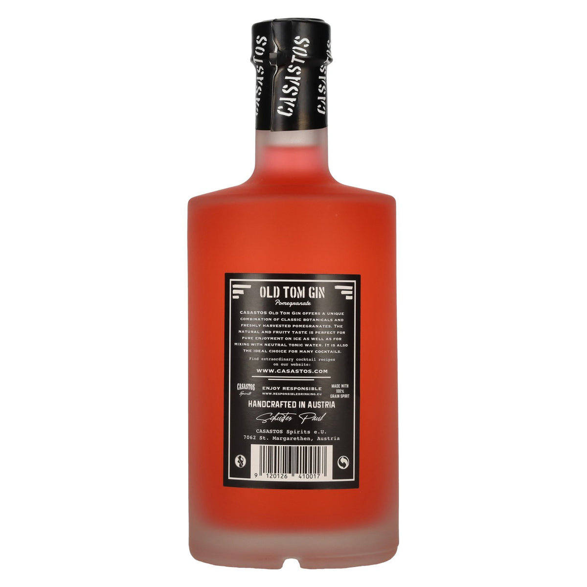 CASASTOS Old Tom Gin Small Batch Pomegranate 40% Vol. 0,5l