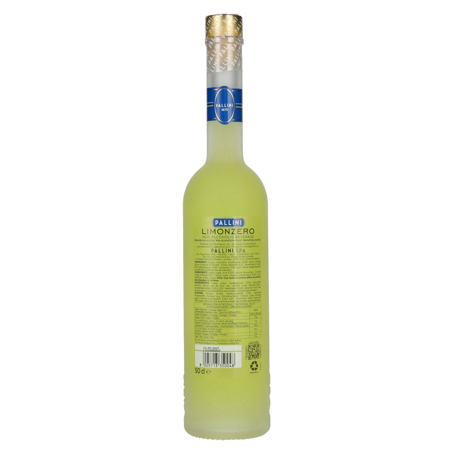 Pallini Limonzero Non Alcoholic Spirit 0.0 0,5l