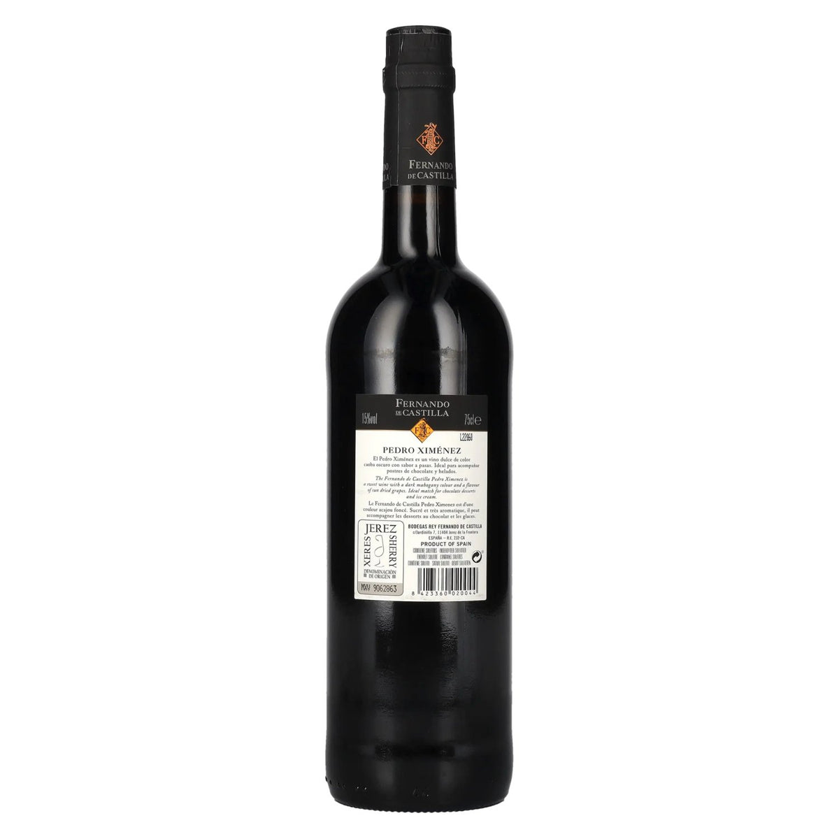 Fernando de Castilla Pedro Ximénez Sherry 15% vol. 0.75 l