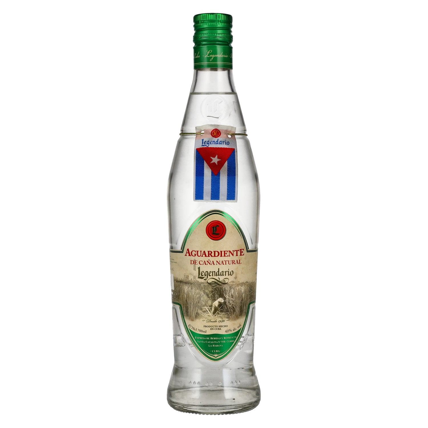 Legendario Aguardiente de Cana Natuurlijk 40% Vol. 0,7l