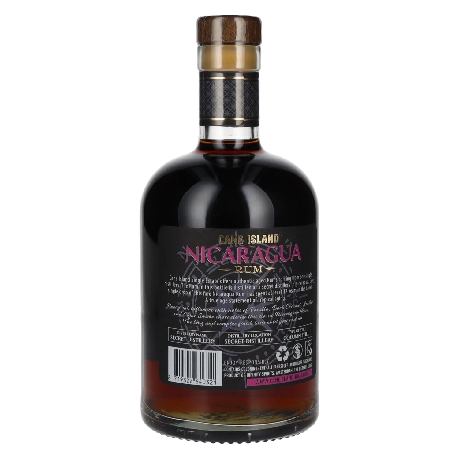 Cane Island Rum NICARAGUA 12 Years Old Single Estate Rum 43% Vol. 0,7l