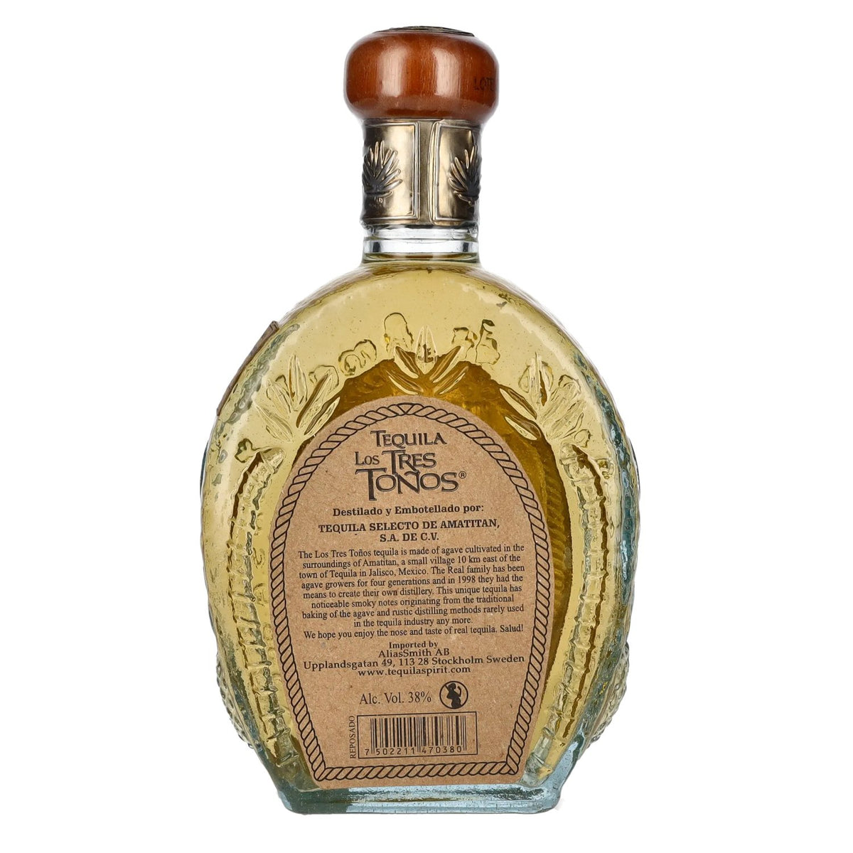 Los Tres Tonos REPOSADO Tequila 38% ABV 0.7l – delicando