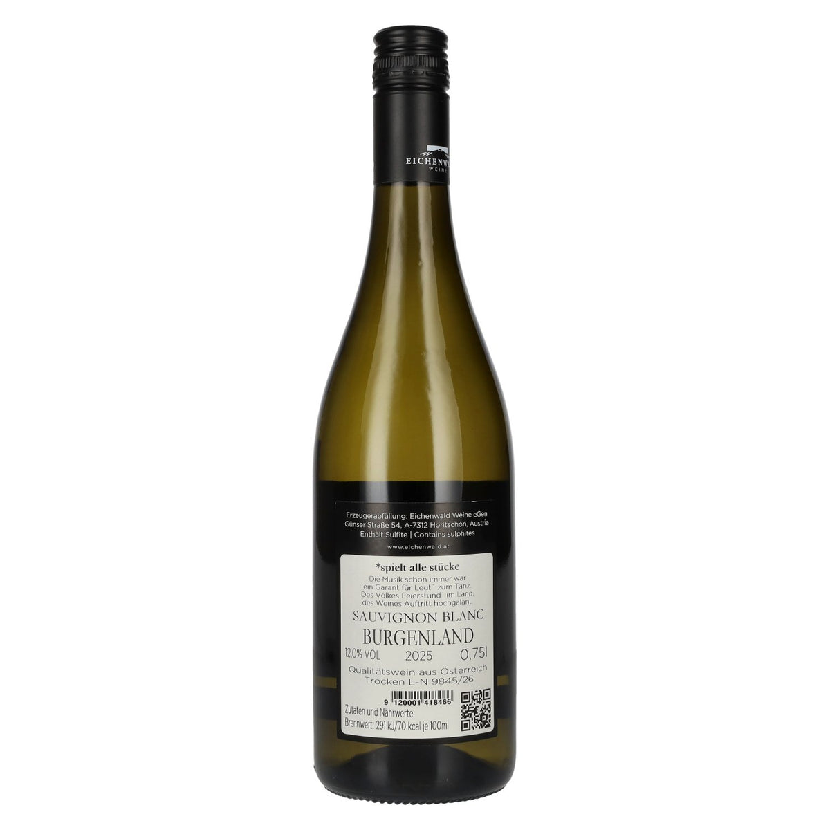 Eichenwald DAS PRESTIGE Sauvignon Blanc 2025 12% Vol. 0,75l