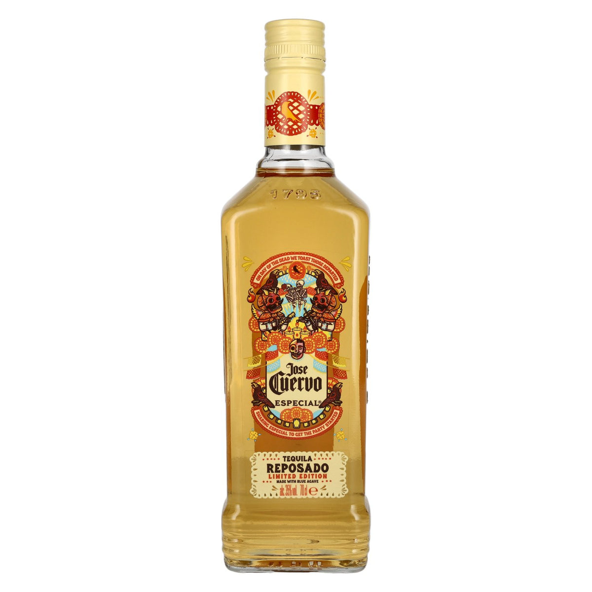 Tequila José Cuervo Especial Reposado, édition limitée « Jour des morts », 35 % vol., 0,7 l